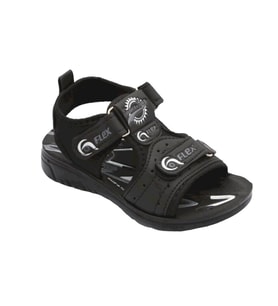 Goflex 26560 Çocuk Cırtlı Sandalet Terlik (Siyah)