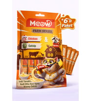 Tavuklu Kedi Naneli Keçi Sütlü Kedi Krema Ödülü 6x12g