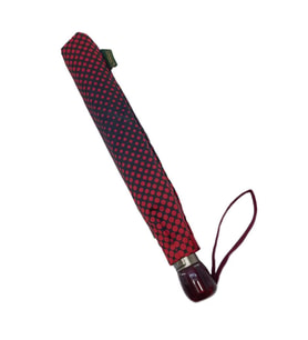Yeşil Ekose Otomatik Açılır Bayan Şemsiye, 40 cm kapalı, 95 cm çap