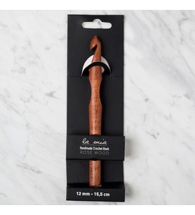 La Mia Rosewood 12 Mm 15.5 Cm Ahşap Yün Tığ