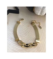 GOLD RENK HASIR ZİNCİR ÇELİK BİLEKLİK ACR6626