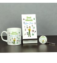 Ziraat Mühendisi Üçlü Set (Kupa + Telefon Standı + Anahtarlık)