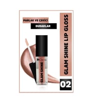 Cecile Glam Shine Dudak Parlatıcısı 02 (Kahverengi)