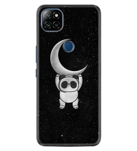 Casper Via E30 Plus Kılıf Resimli Desenli Silikon Platinium Series Panda Moon 1811