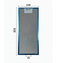 En 15,9 cm Boy 33,1 cm Aspiratör Davlumbaz Metal Yağ Filtresi