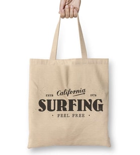 California Surfing Feel Free Bez Çanta Uzun Saplı