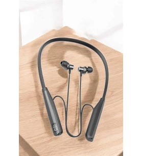 Boyun Askılı Bluetooth Kulaklık Uzun Şarj Süreli Dijital Göstergeli Kablolu (Çok Renkli)