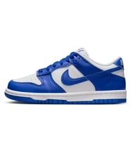 Nike Dunk Low GS Leather Unisex Sneaker Hakiki Deri Günlük Spor Ayakkabı Beyaz Mavi