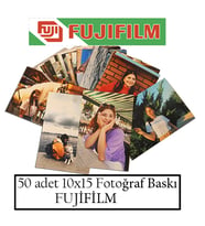50 adet 10x15 Fotoğraf Baskı FUJİFİLM