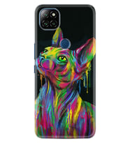 Casper E30 F20 X20 Kılıf Desemli Silikon Color Cat 1754