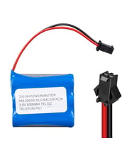 PowerMaster PM-25516 3'LÜ AA Kalem Açık 3.6 Volt 800mAh Telsiz Telefon Pili (Siyah)