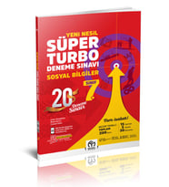 Model Yayınları 7. Sınıf Sosyal Bilgiler Süper Turbo Deneme