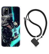 INFINIX Smart 4 5 6 Zero 8 S5 Pro Kılıf Boyun Askılı Silikon Dog Guitar 1789