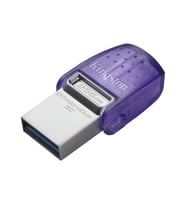 Kingston DTDUO3CG3-256GB DataTraveler microDuo 3C 200MB-s dual USB-A + USB-C Flash Bellek