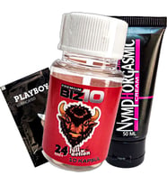 Bizon 10lu Kapsül + Nymphorgasmic Cream + Lub