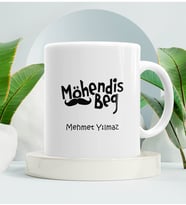 Möhendis Beg Kupa Bardak Beyaz