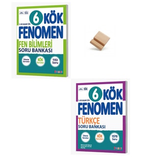 Fenomen 6. Sınıf Maarif Kök Serisi Fen Bilimleri ve Türkçe Soru Bankası + Telefon Standı