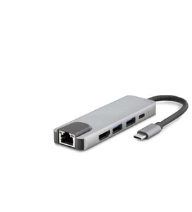 Type-C Hdtv Hdmı 4K 30Hz + Type-C + 2*Usb3.0 + Lan 5In1 Gri HDX7831 (Standart)