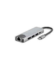 Type-C Hdtv Hdmı 4K 30Hz + Type-C + 2*Usb3.0 + Lan 5In1 Gri HDX7831 (Standart)