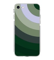 Apple iPhone 7 Uyumlu Kamera Korumalı Tıpalı Kapak Renk Cümbüşü Tasarımlı Şeffaf Kılıf