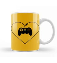 Gamer Fan D Pad Heart 01 Kupa Bardak Porselen