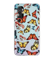 PrintiFy Xiaomi Mi Note 10 Lite ile Uyumlu Water Color 2  Kamera Korumalı Şeffaf  Kılıf