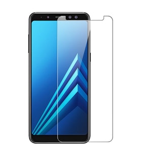 Samsung Galaxy A8 2018 Ekran Koruyucu Yeni Nesil HD Kalite Tempered Glass Cam (Renksiz)