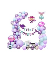 Çıtıpıtıstore Deniz Kızı Doğum Günü Balon Seti