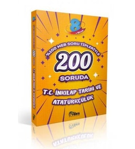 Fides Yayınları 8. Sınıf T.C İnkılap Tarihi ve Atatürkçülük 200 Soruda