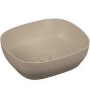 Vitra Outline 5994B420-0016 Kare Lavabo, 48 Cm, Mat Bej