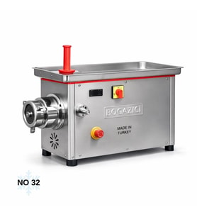 Boğaziçi No 32 Çıkma Kafa Soğutmalı Paslanmaz Kıyma Makinesi 220V