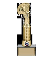ODAK KUPA - Figürlü Kupalar - Briç Figürlü Kupalar FG-008 C - 28 cm