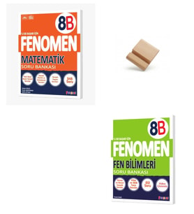 Fenomen LGS 2027 8. Sınıf B Serisi Matematik ve Fen Bilimleri Soru Bankası + Telefon Standı