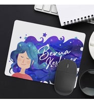 Mutlu Kadın İsimli Mousepad