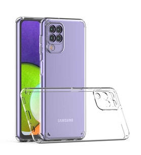 Samsung Galaxy M22 Uyumlu Kılıf Zore Coss Kapak (Renksiz)
