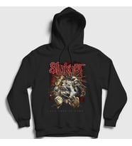 Presmono Unisex Siyah Hope Slipknot Kapüşonlu Sweatshirt 112542tt