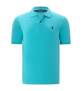 T8561 DEWBERRY ERKEK TSHIRT-DÜZ SU YEŞİLİ (Karışık)