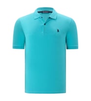 T8561 DEWBERRY ERKEK TSHIRT-DÜZ SU YEŞİLİ (Karışık)