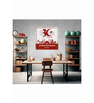 30 Ağustos Zafer Bayramı Fotoğraf Panosu Branda 100x100