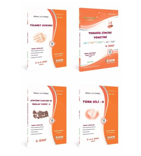 Egem Eğitim Yayınları Güncel (aöf) Lojistik 2.sınıf 4.dönem "bahar" (Çok Renkli)