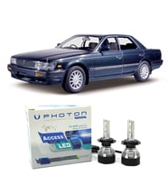 Nissan Laurel Led Xenon Uzun + Kısa Far Ampulü H4 Access Yeni Seri Beyaz