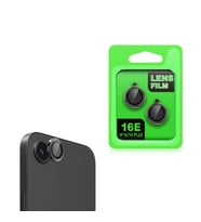 Apple iPhone 16E Uyumlu Zore CL-07 Kamera Lens Koruyucu (Siyah)