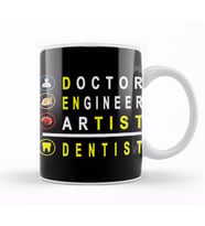 Doctor Engineer Artist Dentist 026 Kupa Bardak Porselen