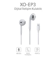 iPhone İçin Lightning Girişli Kablolu Kulaklık – Tak-Çalıştır & Mikrofonlu EP3