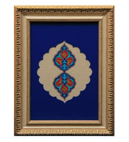 e38 EL İŞÇİLİĞİ RUMİLİ MADALYON TABLO 39 * 29 cm - 1701