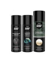Selsil Emniyet Kemeri Yağlayıcı 200ML + Lastik Fitil Yenileyici 200ML + Silikon Sprey 500 ml