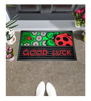 Home İtalyan Format Kapı Paspas 40x68cm Good Luck Polyemid 1 Adet