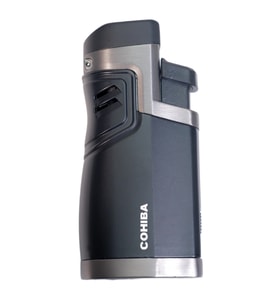 Cohiba 4 Torch Pürmüz Delicili Siyah Metal Puro Çakmağı