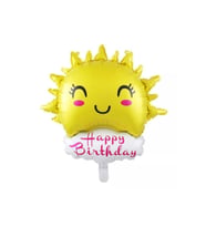 Happy Birthday Güneş Folyo Balon