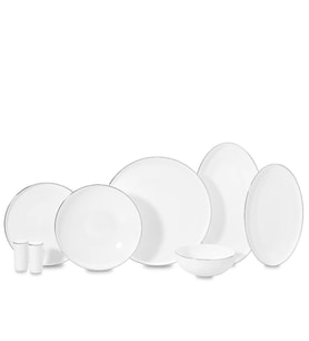 Korkmaz Diana Collection 60 Parça Platin Yemek Takımı A8174